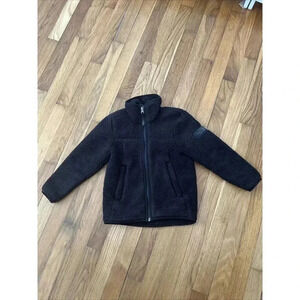The North Face Girls Jacket Sherpa Black Logo Size XXS